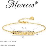 MEVECCO Gold Tiny Pearl Bracelet,14K Gold Plated Cute Beaded Freshwater Cultured Pearls Tiny Charm Dainty Handmade Bracelet for Women - Image 6